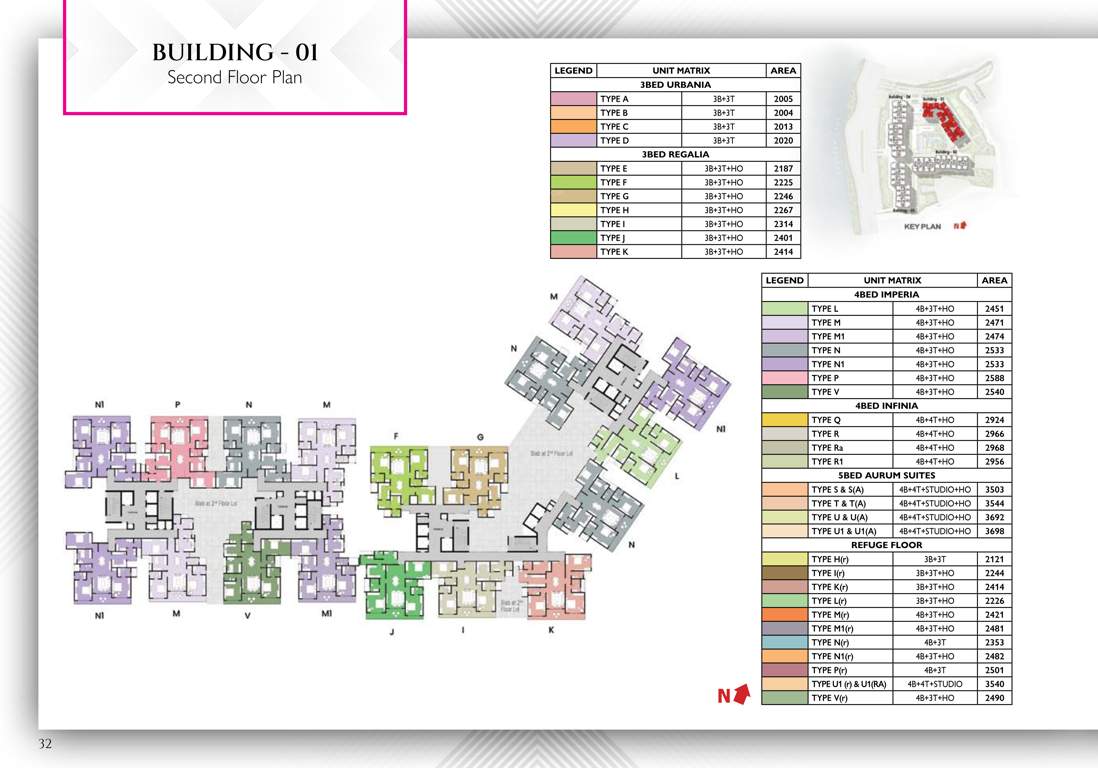 raintree park Tower 1 Cluster Plan