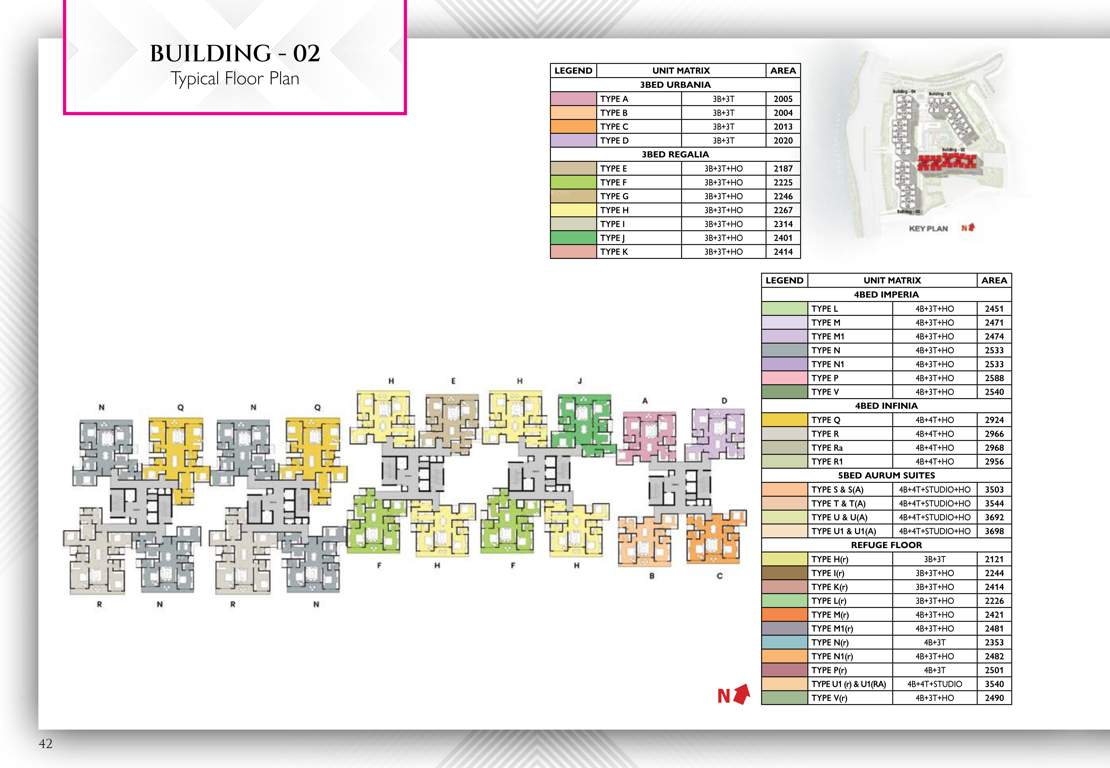  raintree park Tower 2 Cluster Plan