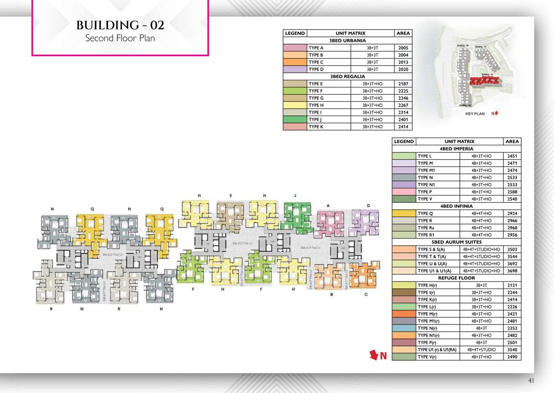  raintree park Tower 2 Cluster Plan