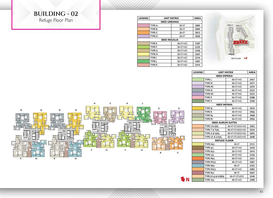  raintree park Tower 2 Cluster Plan