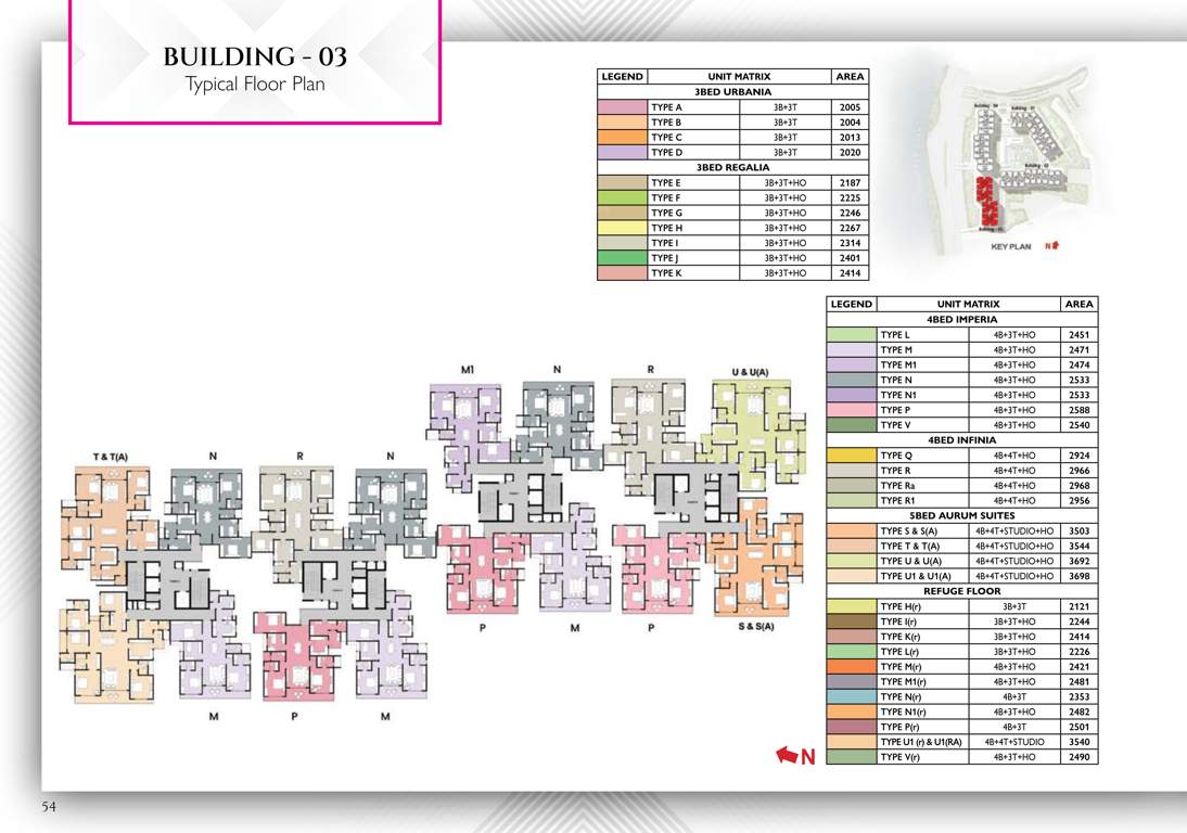  raintree park Tower 3 Cluster Plan