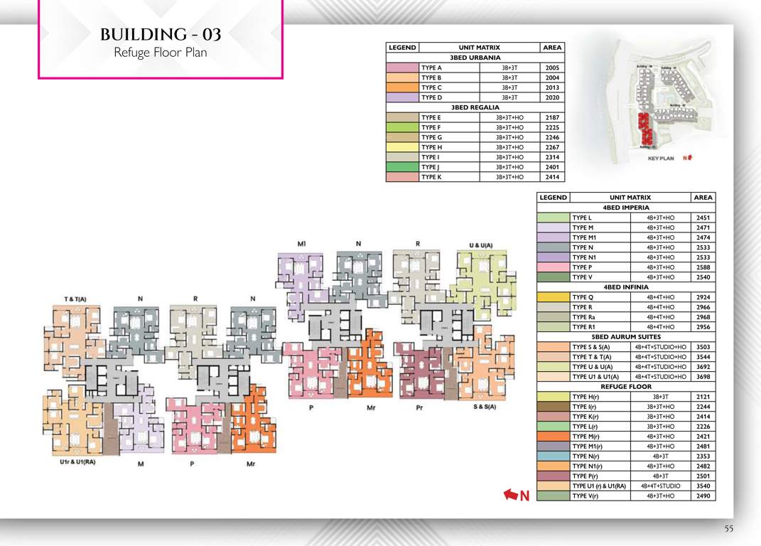  raintree park Tower 3 Cluster Plan