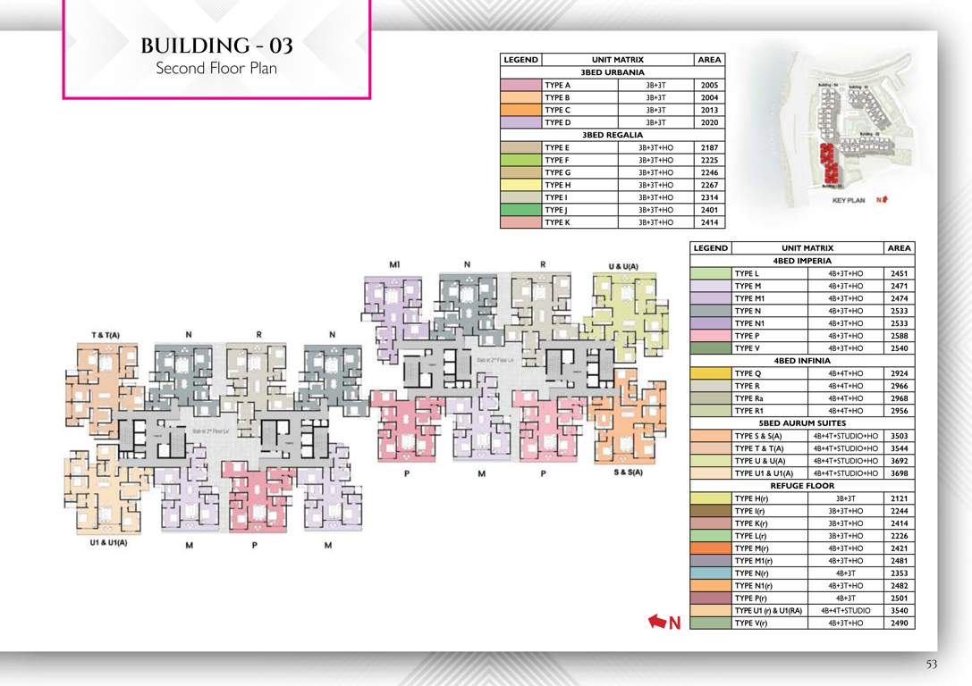  raintree park Tower 3 Cluster Plan