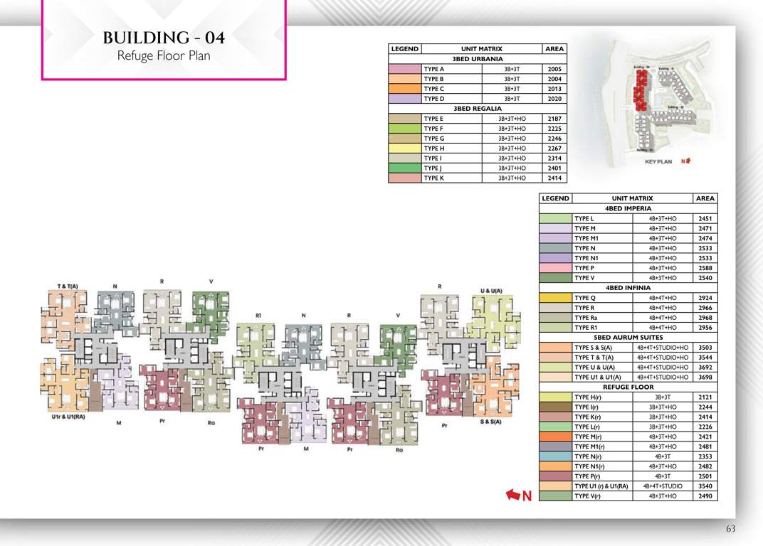  raintree park Tower 4 Cluster Plan