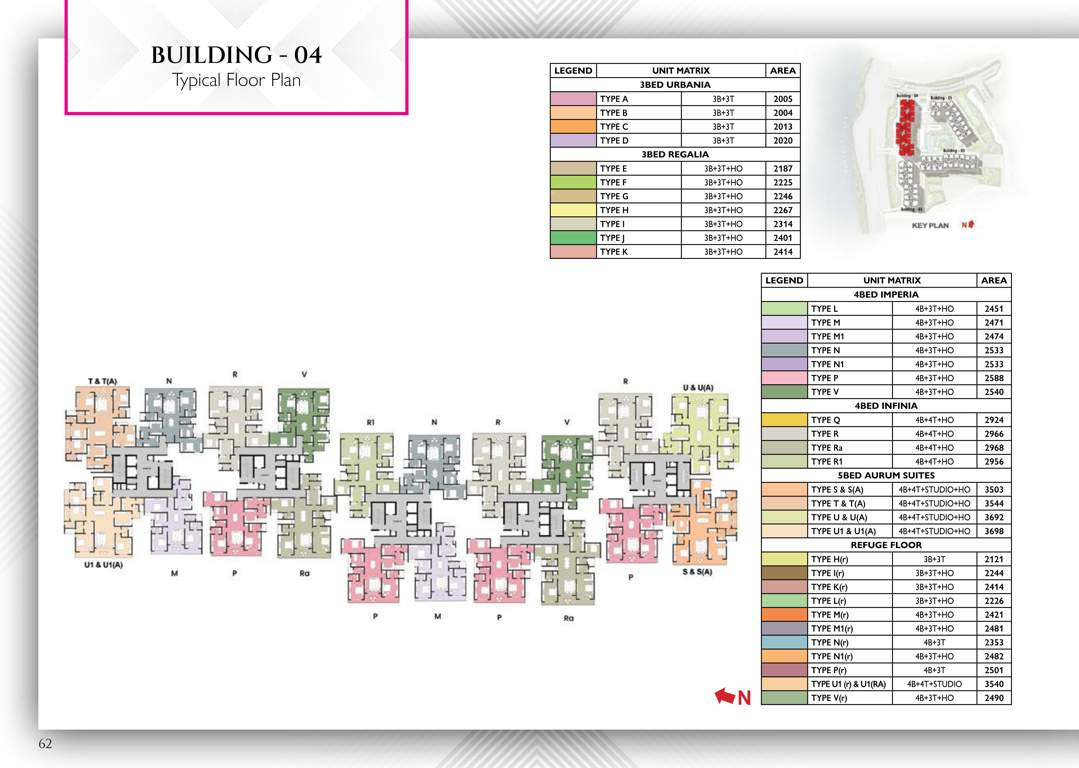  raintree park Tower 4 Cluster Plan