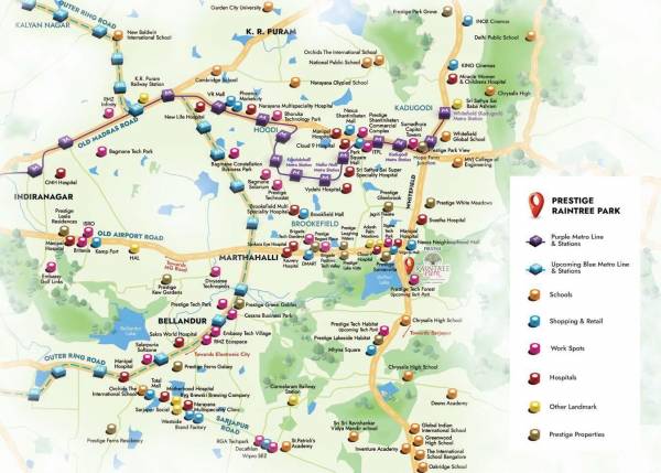 locationPlan of Prestige Raintree Park