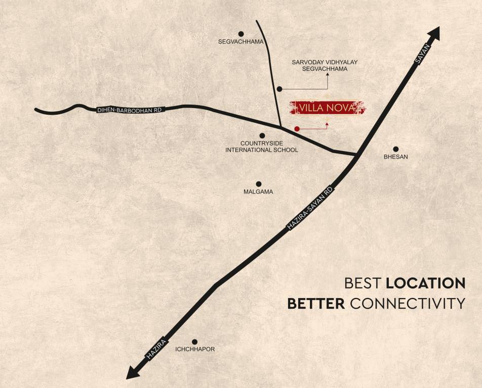  villa nova Location Plan