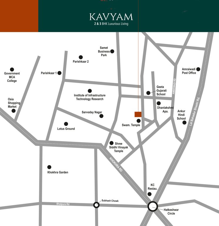  kavyam Location Plan