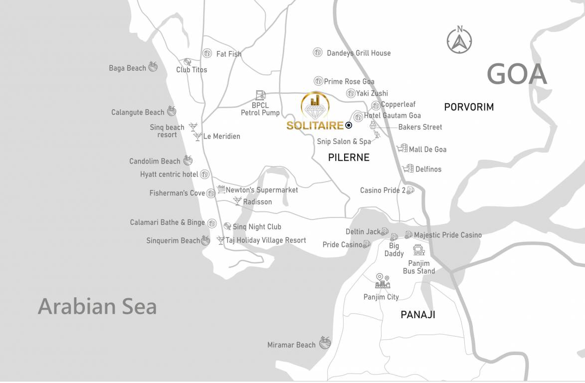  apartment solitaire Location Plan