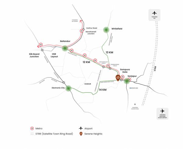 Location Plan serene-heights Location Plan