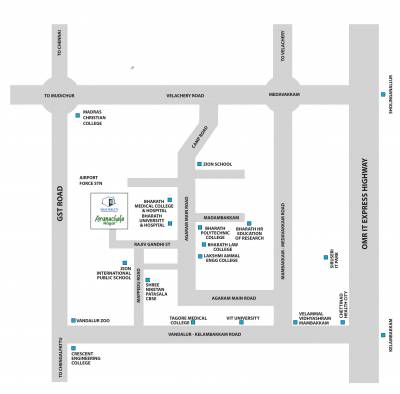  arunachala-nagar Location Plan