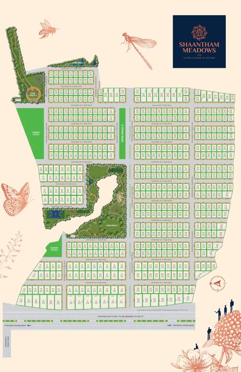  shaantham meadows Master Plan