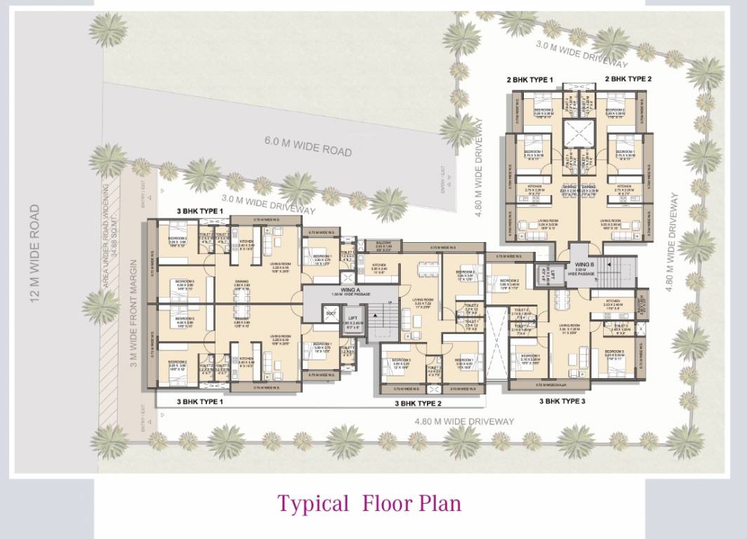  parijat chs Parijat Chs A and Wing B Wing Cluster Plan