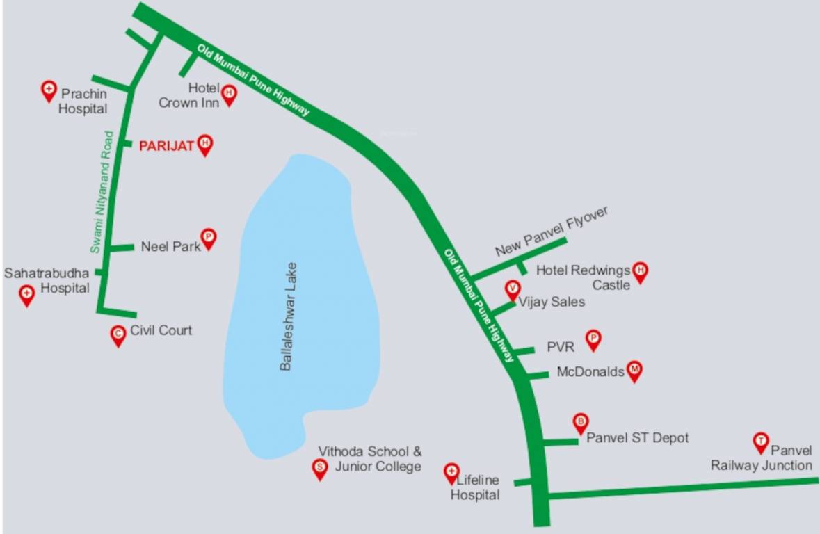  parijat chs Location Plan