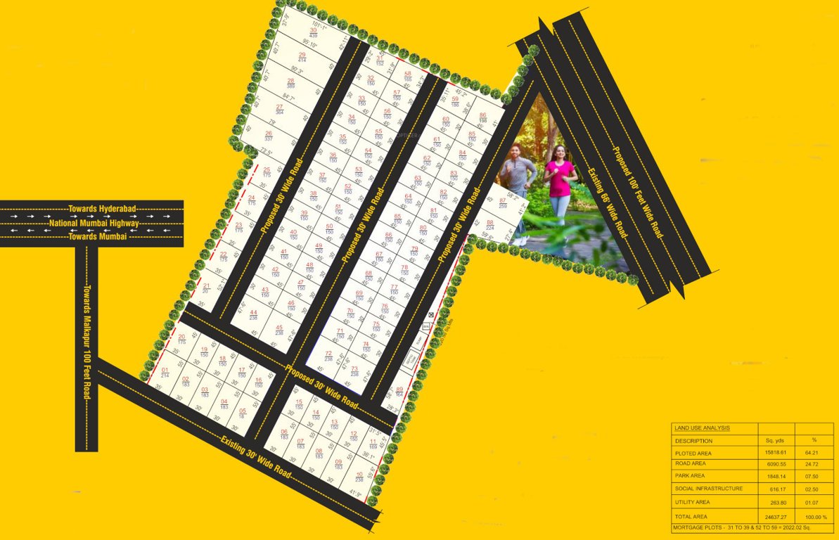  dream town Layout Plan