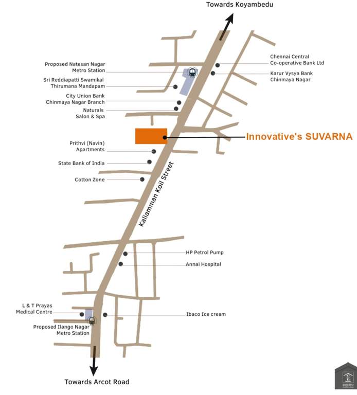  suvarna Location Plan