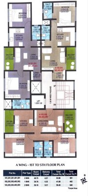  sky-2-cosmos A Building Cluster Plan from 1st to 5th Floor