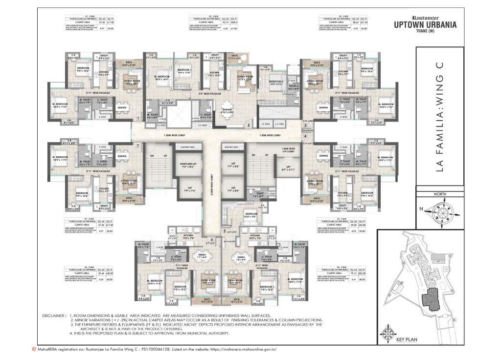  la familia La Familia Wing C Cluster Plan