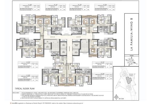  la-familia Rustomjee La Familia Wing A Cluster Plan