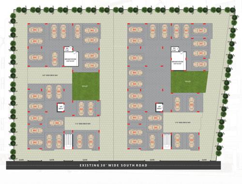  isha-homes Isha Homes Cluster Plan For Ground Floor