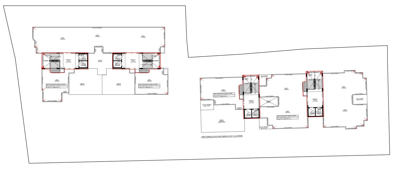  green fluorite Block A,B,C,D Cluster Plan Fir Terrace Plan
