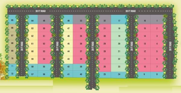  north-city Layout Plan