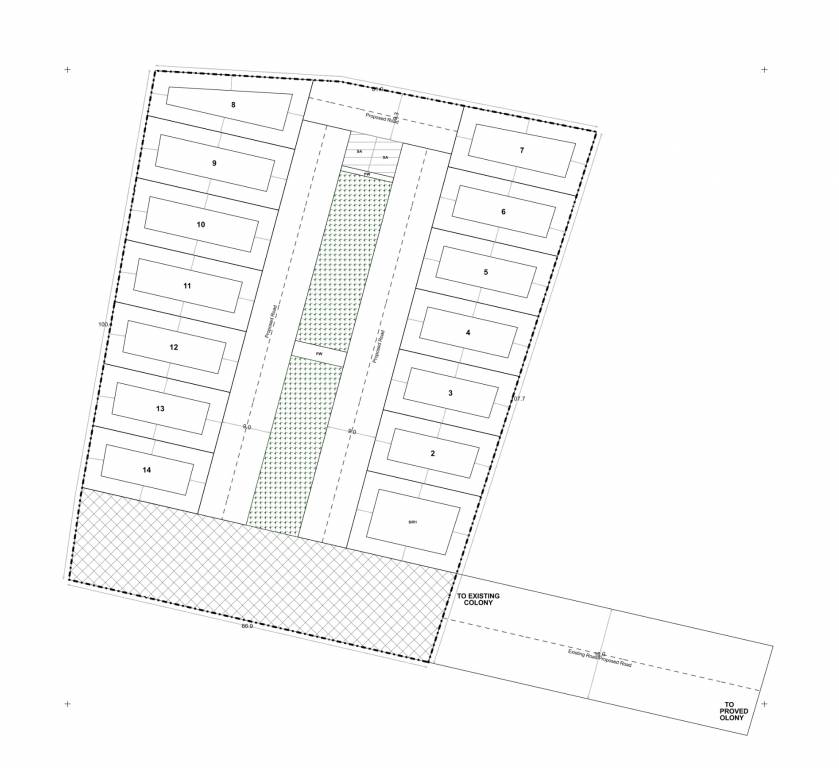  kripa greens Layout Plan