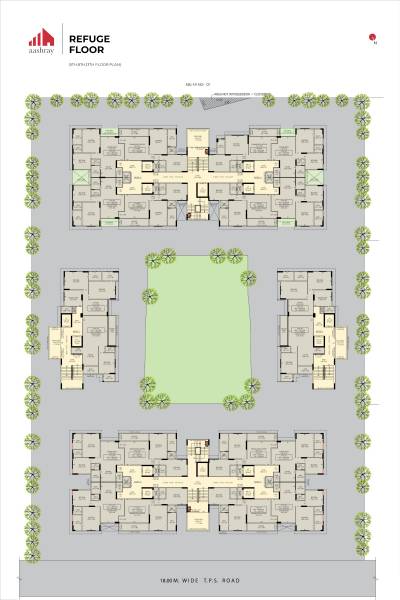  anantam Block A,B,C,D,E,F Cluster Plan for 5th,8th & 13th Floor