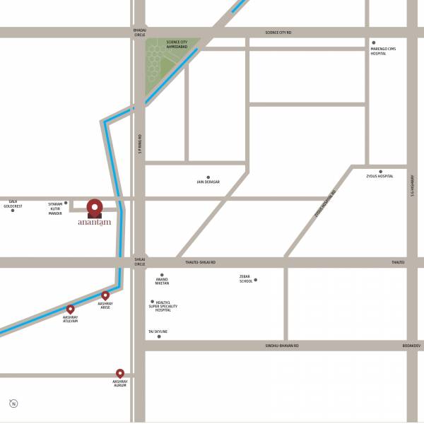  anantam Location Plan
