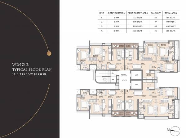  vistas Wing B Cluster Plan