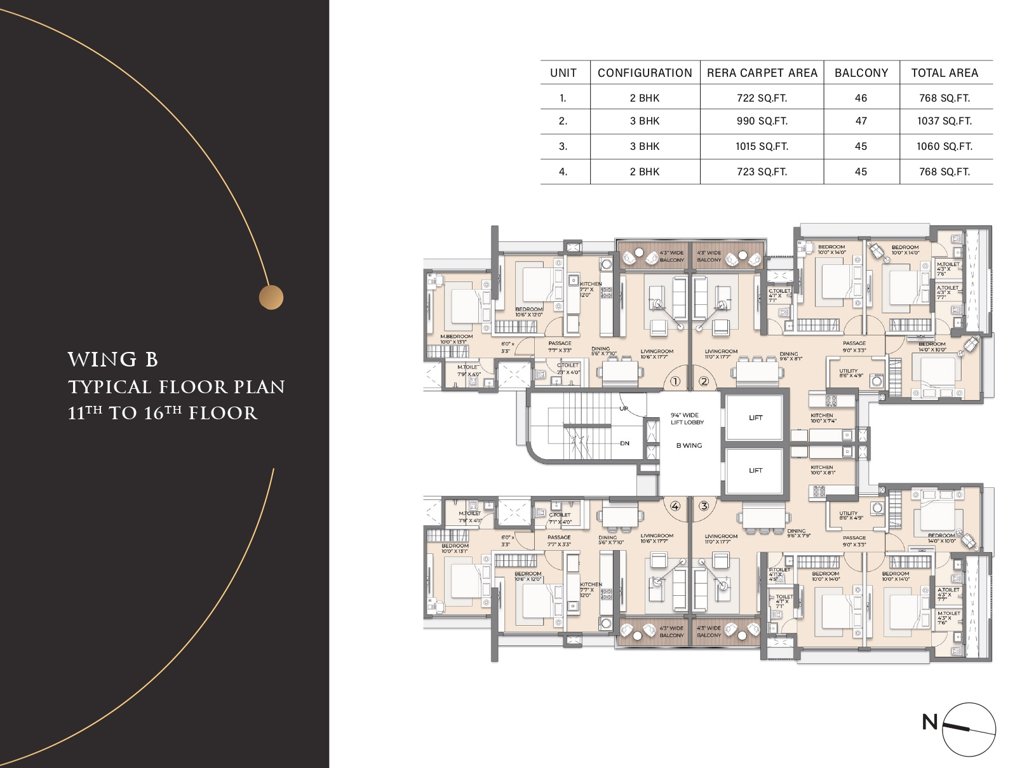  vistas Wing B Cluster Plan