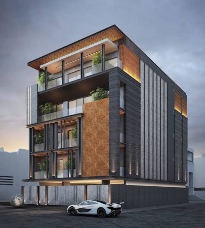 manish affordable homes uttam nagar Elevation