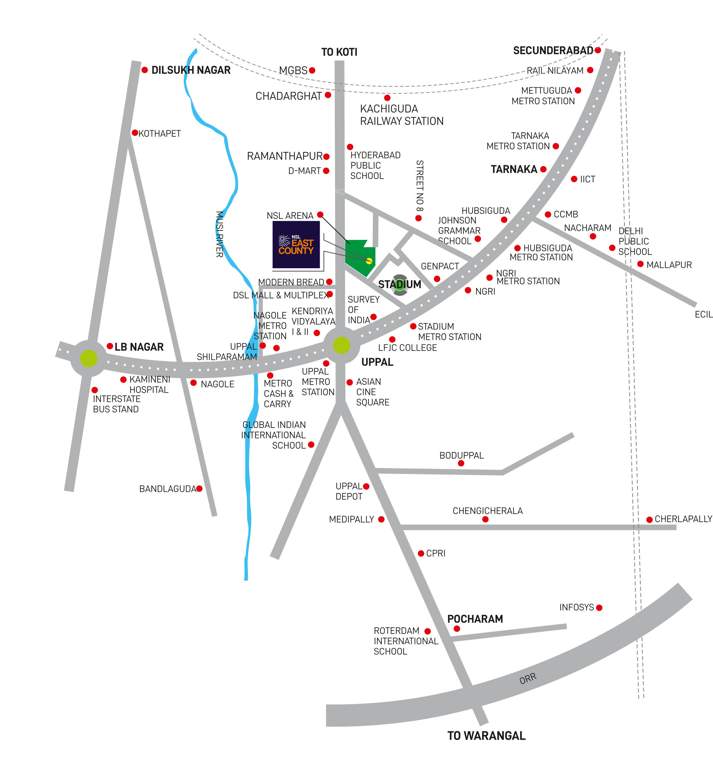  nsl east county Location Plan