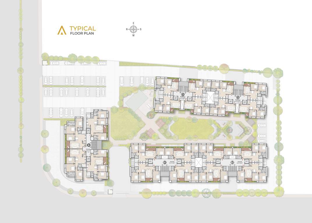  altura Block A To C Cluster Plan for Typical  Floor