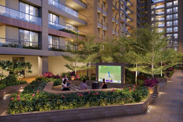 Party Lawn amenities of Piramyd Altura