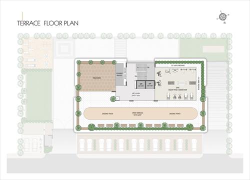  florence-242 Florence 242 Cluster Plan for Terrace Floor