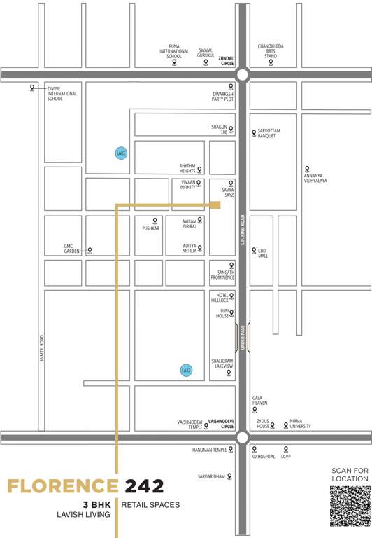  florence 242 Location Plan