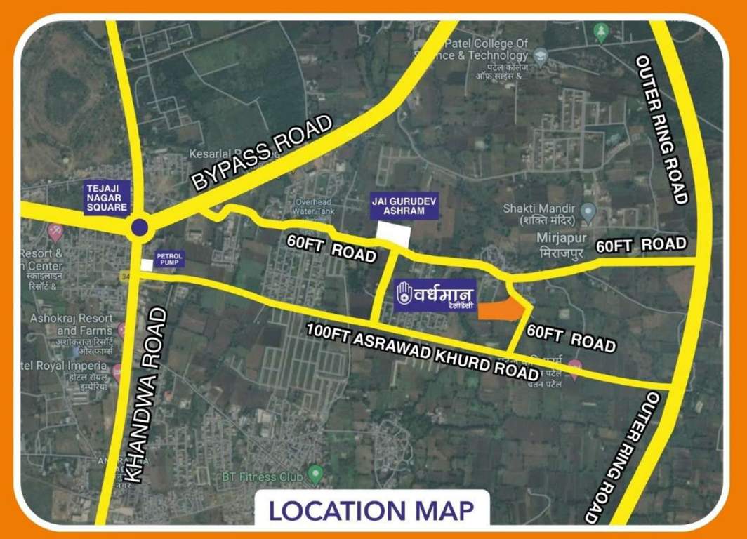  vardhman residency Location Plan