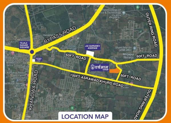 Location Plan vardhman-residency Location Plan