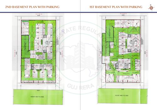  solo-lake-view Block A And B Cluster Plan for Basement 1 And 2 Floor