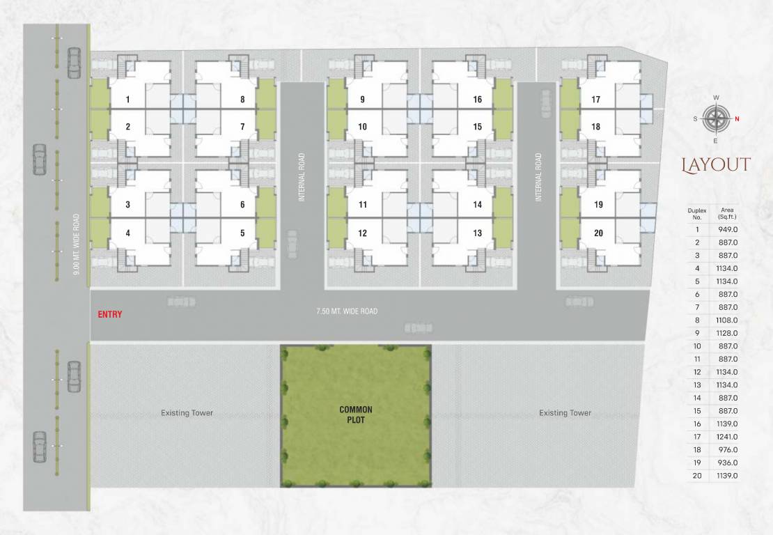  devashish villa Layout Plan