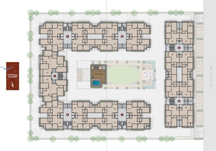  skypark Dummy Tower Cluster Plan