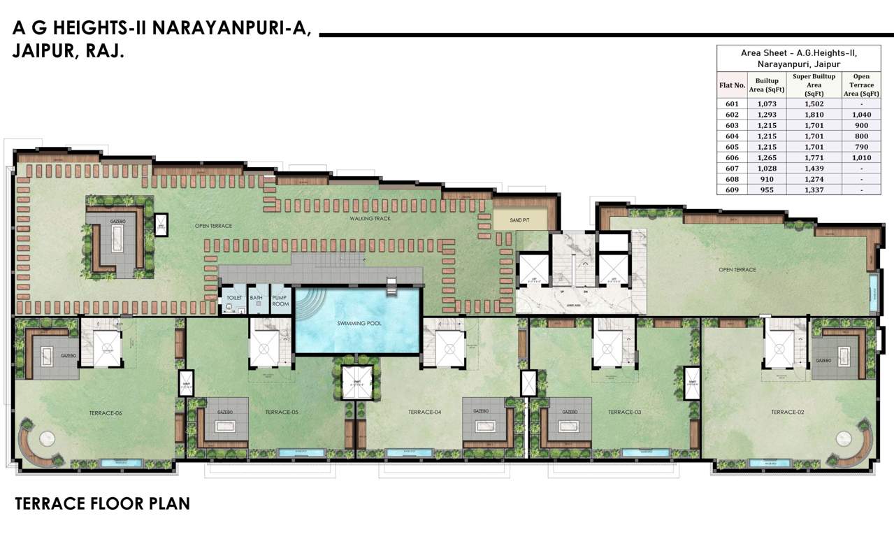  ag heights ii AG Heights II Cluster Plan for Terrace Floor