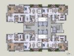  kukreja-anandam-world-city-tower-h-and-m Tower H And M Cluster Plan for Typical Floor