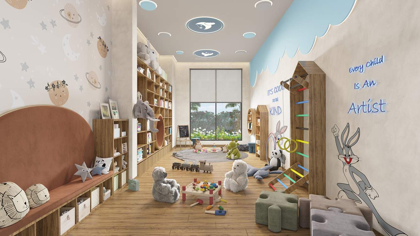  kukreja anandam world city tower h and m Children's play area