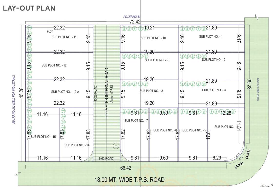 industrial park Layout Plan