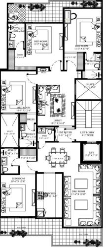  floor-with-terrace-mayfield-garden Palm Floor With Terrace Mayfield Garden Cluster Plan from 1st to 4th Floor
