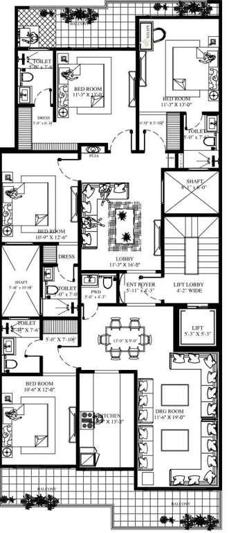  floor with terrace mayfield garden Palm Floor With Terrace Mayfield Garden Cluster Plan from 1st to 4th Floor