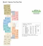  siddha-suburbia Block 8 Cluster Plan For 1st Floor