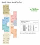  siddha-suburbia Block 8 Cluster Plan For 2nd Floor